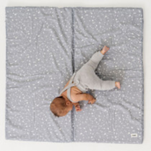 Toki Kids Standard Organic Cotton Play Mat - Terrazzo Slate