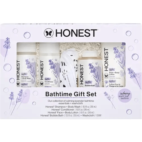 The Honest Company Bathtime Gift Set, Hypoallergenic, Lavender