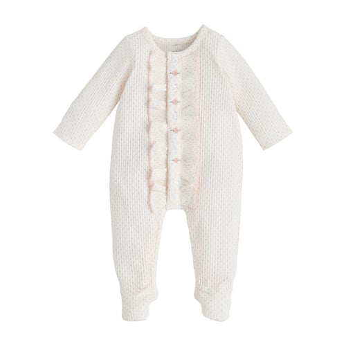 Rosette Polka Dot Baby Sleeper