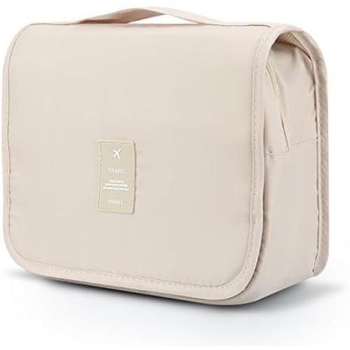 Mossio Hanging Toiletry Bag - Large Cosmetic Makeup Travel Organizer for Men & Women with Sturdy Hook