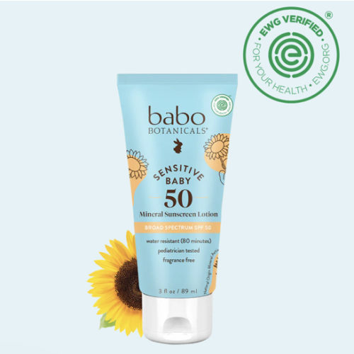 Baby Face Mineral Fragrance Free Sunscreen Lotion SPF50
