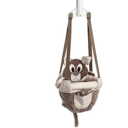 Evenflo Exersaucer Johnny Jumper Featuring Easy-to-Use Clamp Attachment for Quick and Tool-Free Set Up and Adjustable Straps to Customize the Height for Your Child, Roo