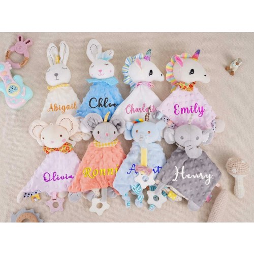 Personalised Baby Comforterembroidered Baby Comforterstuffed - Etsy