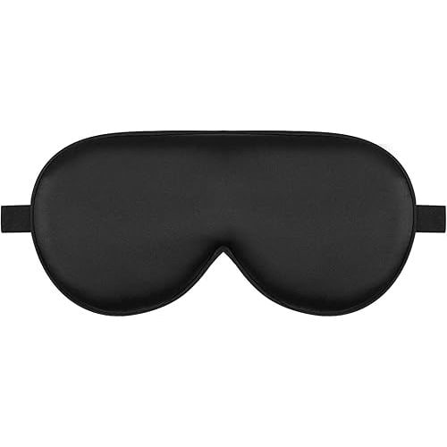 Alaska Bear Sleep Mask Silk Eye Cover with Shaped Pad, Machine Washable