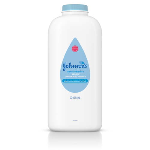 Johnson's Cornstarch Unisex Powder for Baby and Toddler with Aloe & Vitamin E, 22 oz