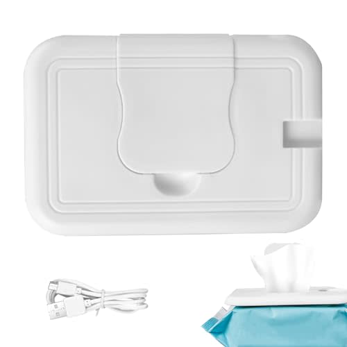 Newborn Wipe Warmer Baby Wipe Warmer Portable 45-55 ℃ USB Diaper Wipe Warmer Compact Wet Wipes Dispenser Keep Wipes Warm in Winter for Car, Travel