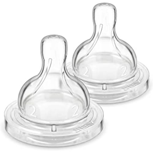 Philips Avent Anti-Colic Baby Bottle Flow 2 Nipple, 2pk, SCY762/02
