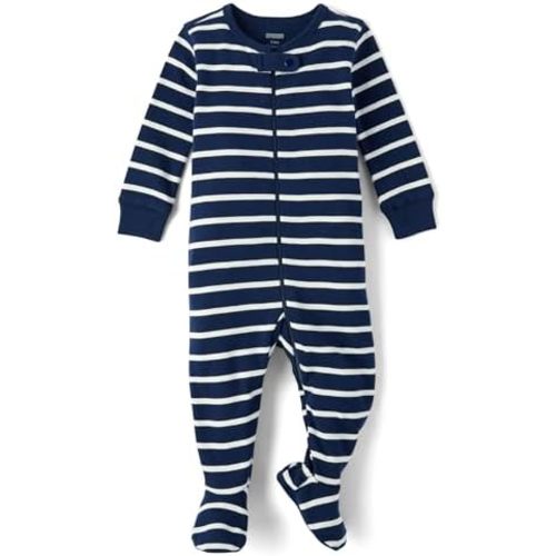 Gymboree unisex-baby And Newborn 100% Cotton Long Sleeve Zip Front Footed One Piece,sleep & Play Gymmies