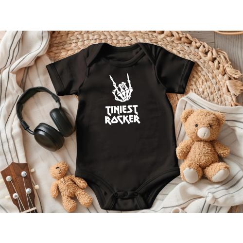 Heavy Metal Fans Baby Gift, Tiniest Rocker Baby Onesie®, Metal Mama Baby Gift, Rocker Dad Gift Idea, Baby Present for Heavy Metal Fans