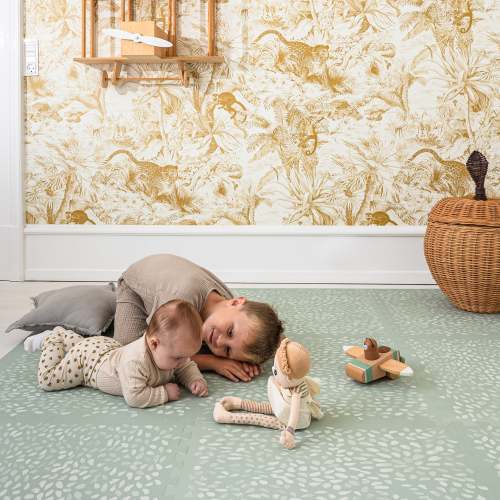 Flower Foam Play Mat – Sage Green | Copenhagen Kid