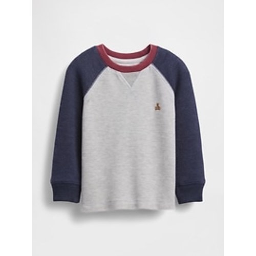 Baby & Toddler Textured Crewneck | Gap