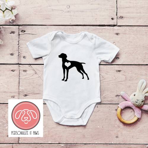 Vizsla  infant body suit