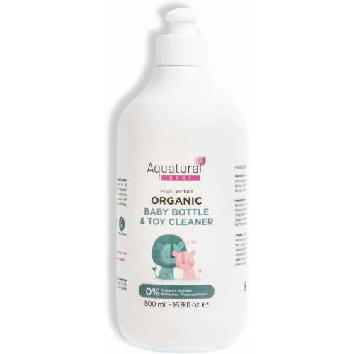 Aquatural Organic Baby Bottle Cleaner Liquid, Fragrance-Free, 16.9 fl oz