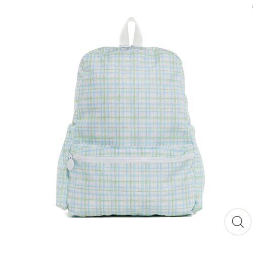 Backpack - Classic Plaid Green