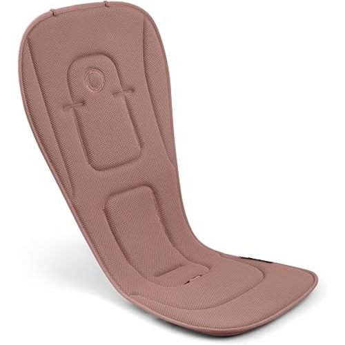 Bugaboo Dual Comfort Seat Liner Fully Reversible to Regulate Body Temperature, Compatible with All Bugaboo Strollers - Dusty Pink