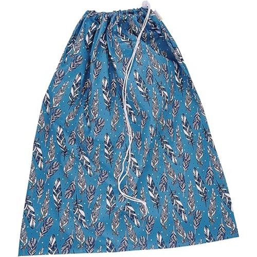 OsoCozy Cloth Diaper Pail Liner - Reusable, Washable, Waterproof Wet Bag with Drawstring. Excellent for Diaper Pails, Garbage Cans, Laundry, Recycling and Storage - Jay Feathers