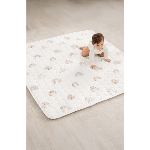 Premium Play Mat with Non-Slip Bottom, Square 56x56 inches