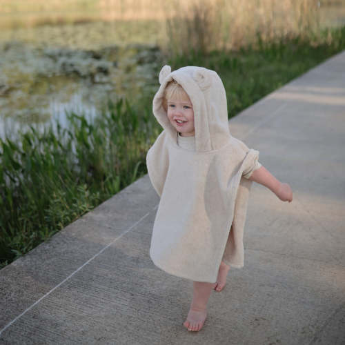 Bear Poncho Towel – Mushie