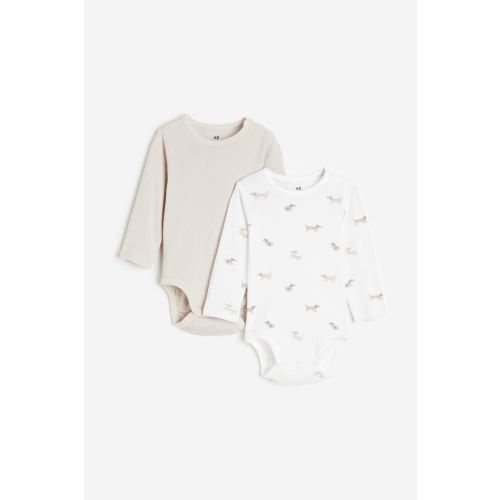 2-pack Long-sleeved Bodysuits