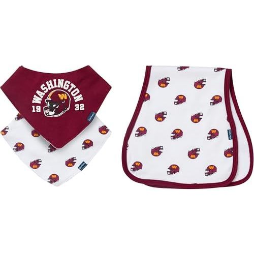 Gerber Baby Nfl Team Bandana Bibs and Burp Cloth Set