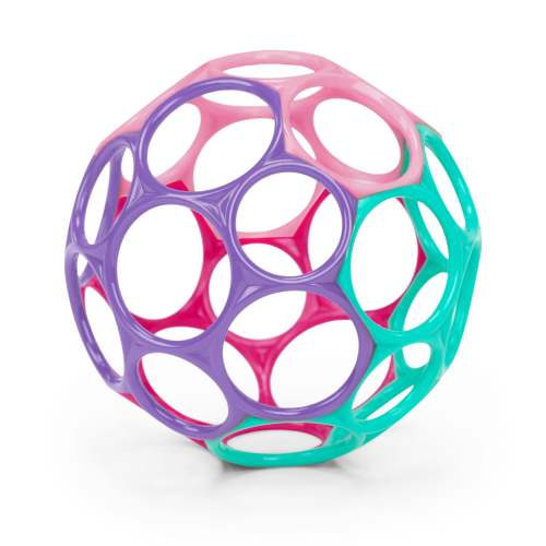 Oball Easy Grasp Classic Ball Baby Toy in Pink/Purple or Blue/Green