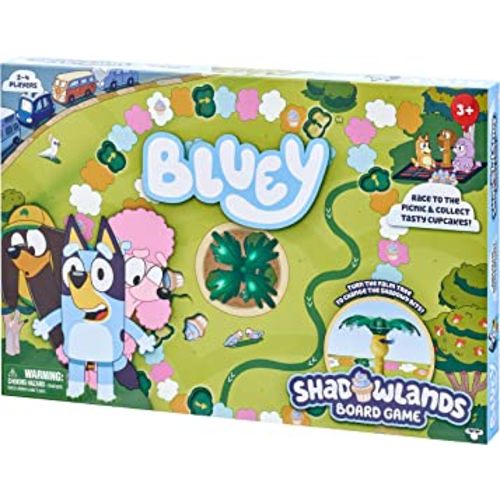 Bluey - Shadowlands Board Game - Family Game Night, Unpredictable - Engaging Fun for All - Collect All 5 Cupcake Cards | 2-4 Players | for Ages 3+, Multicolor, 13011