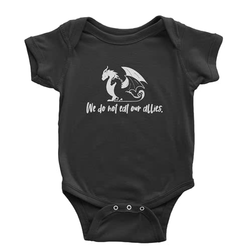 We Do Not Eat Our Allies Fourth Wing Basgiath Infant One-Piece Bodysuit, Soft Cotton