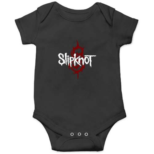 SlipknottMetal vintage Onesies Kids's Short Sleeve Onesie 6M Black sold by Rachelmrudolph | SKU 122433824 | Printerval