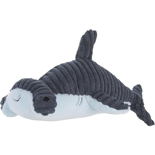 NoJo Explore Dream Discover Navy, and Light Blue Hammerhead Shark Shaped Plush Stuffed Animal