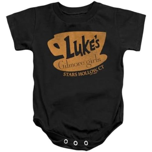 Popfunk Kids Gilmore Girls Luke's Coffee Logo Unisex Infant Snap Suit for Baby