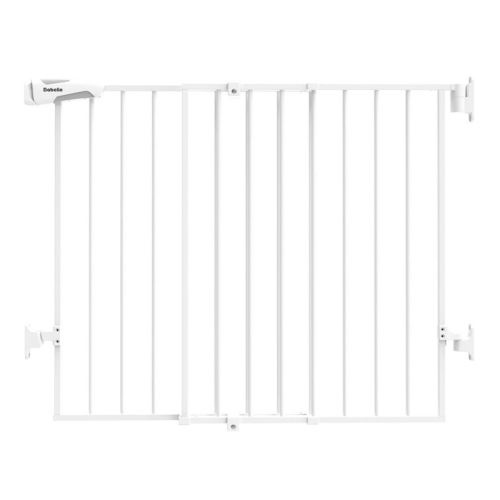 Boundless B17 | No-Trip Hardware Mounted Baby Gates for Stairs White 26"-43" W, 34" H