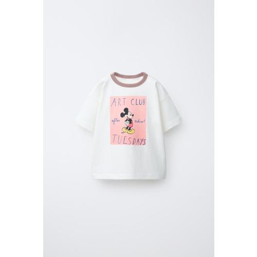 MICKEY MOUSE © DISNEY T-SHIRT - White | ZARA United States