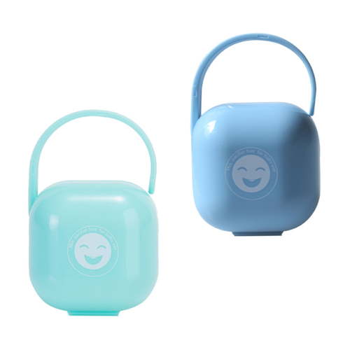 BESTYASH 2-Pack Pacifier Storage Cases in Assorted Colors with Durable Protective Design, Made of PP Material