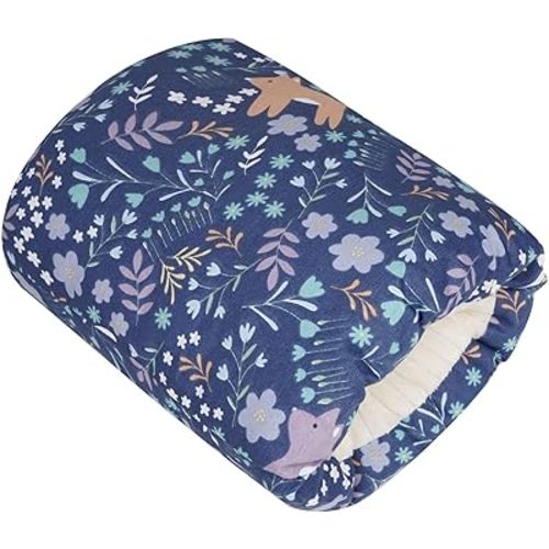 Baby Nursing Arm Pillow Breastfeeding Pillow,Soft Baby Nursing Arm Pillow Portable and Washable for Travel or Outdoor Use Can be Carried with You Essential Items（Leaves Flowers）