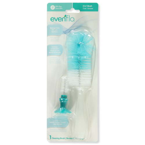 Evenflo 2-in-1 Bottle Brush Color: blue Size: one size