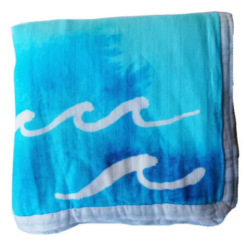 Nalu Baby Quilt - Coco Moon Hawaii - Size: 47" x 47"