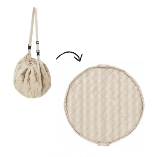 Play and Go - Bag / Playmat - Stripes - Blue | Smallable