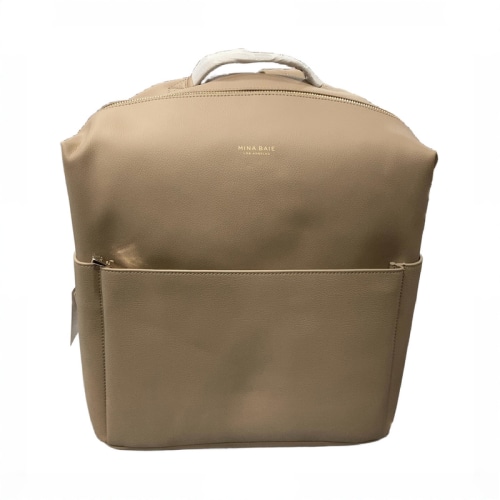 Mina Baie Stevie Backpack, 12”W x 14.5”H x 7.5”D, Sand