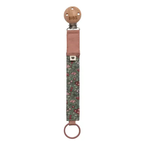Bibs - Pacifier clip - Bibs x Liberty - Terracotta | Smallable
