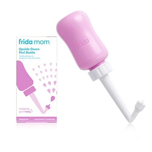 Frida Mom Upside Down Peri Bottle for Postpartum Care The Original Fridababy MomWasher for Perineal Recovery and Cleansing After Birth