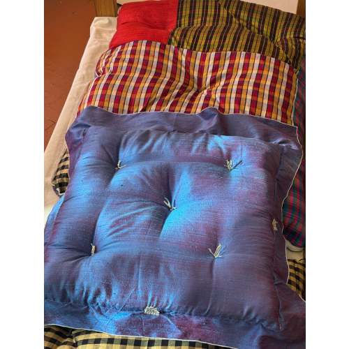 LARGE AZURE CUSHION