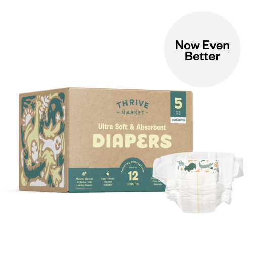 Value Size Ultra Soft & Absorbent Diapers, Size 5