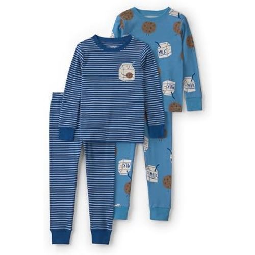 Carter's Baby Boys' 4-piece Tight Fit Cotton Pajama Set