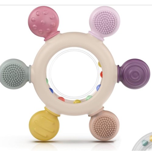 akolik Baby Teething Toys, Teething Relief Toy, BPA Free Baby Chew Toys Infant Toys Newborn Accessories, Teethers for Babies 0-3-6-9-12 Months Old Boys Girls