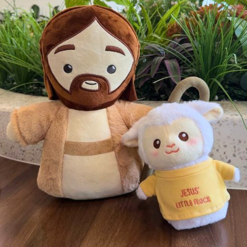 Good Shepherd Jesus Plushie Set