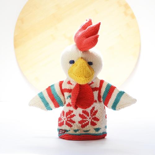 Farmyard Animal Hand Puppets - Hand Knitted