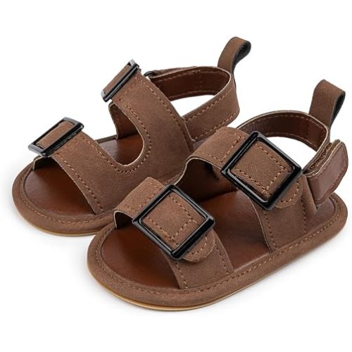 Miamooi Infant Baby Boys Girls Summer Beach Sandals Non Slip Soft Rubber Sole Toddler Outdoor Closed-Toe First Walker Shoes