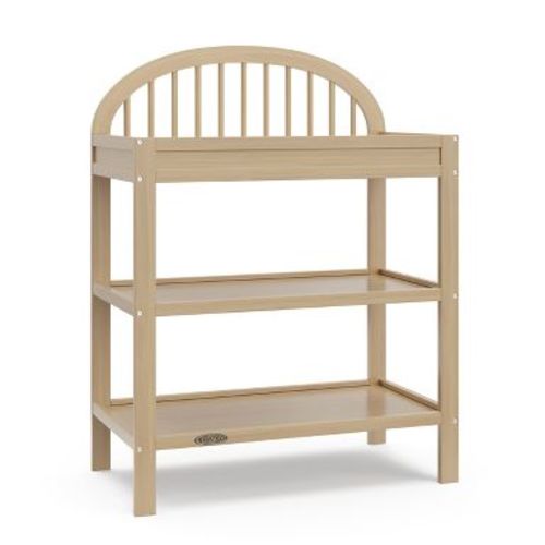Graco Olivia Changing Table with Water-Resistant Changing Pad Driftwood