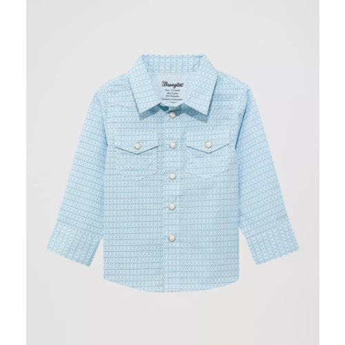 Little Boy's Long Sleeve Print Western Snap Shirt | BABY & TODDLER | Wrangler®
