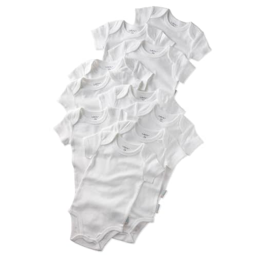 Avery 10-Pack Short Sleeve Bodysuits​ 100% Organic Cotton for Baby Boys​ & Girls
